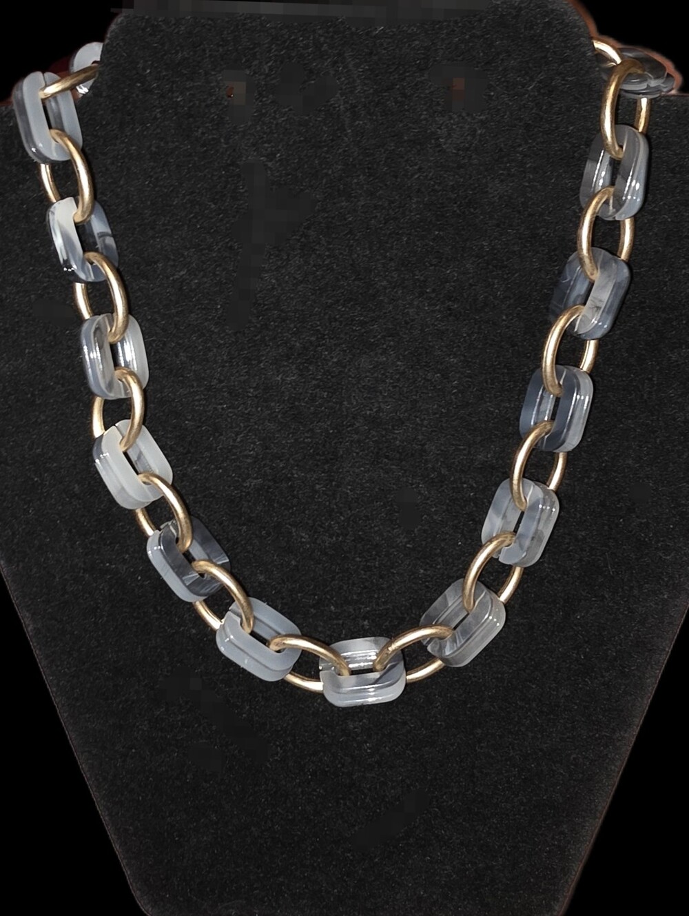 Chain-Link Statement Necklace